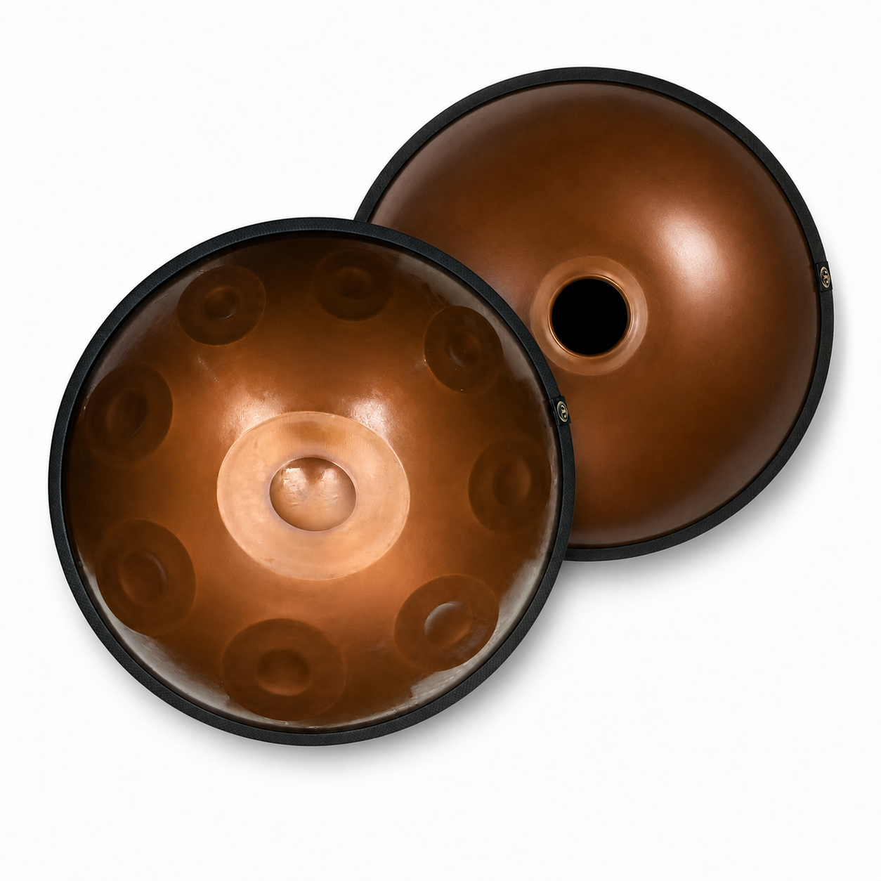 Handpan 9 notes Sol majeur 55 cm – Or profond