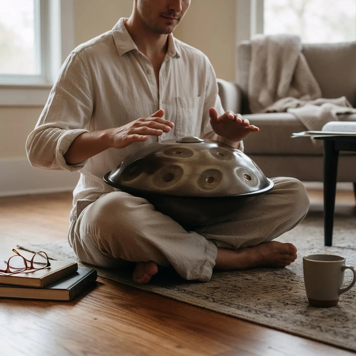 Elarion - Handpan 13 notes personnalisable OreliaMusic