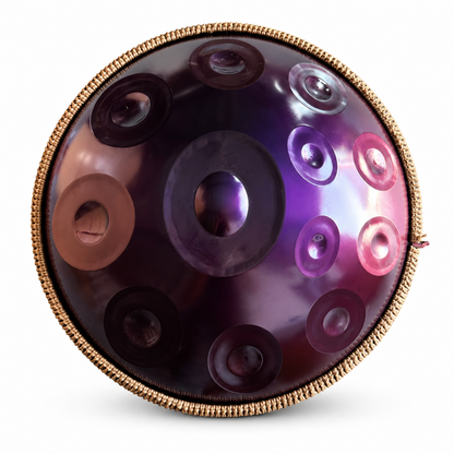 Handpan 12 notes Sol majeur 55 cm – Violet