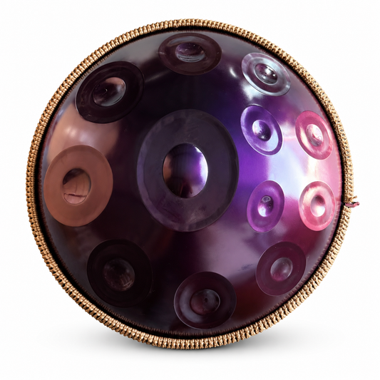 Handpan 12 notes Sol majeur 55 cm – Violet