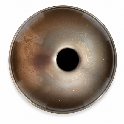 Handpan 9 notes Sol majeur 55 cm – Or clair