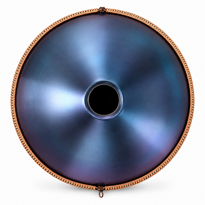 Handpan 10 notes Sol majeur 55 cm – Bleu