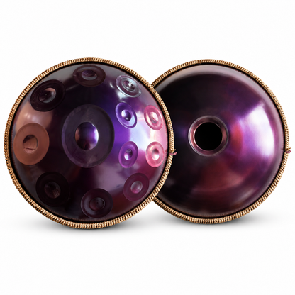 Handpan 12 notes Sol majeur 55 cm – Violet