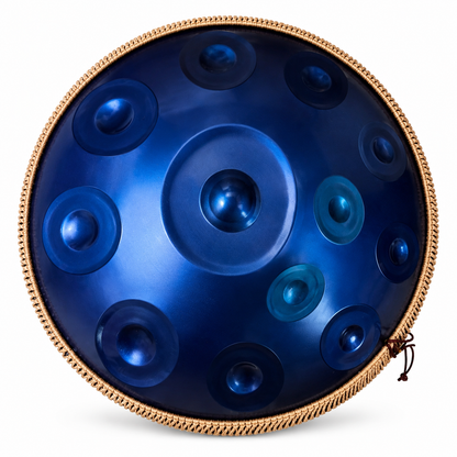 Handpan 12 notes Sol majeur 55 cm – Bleu