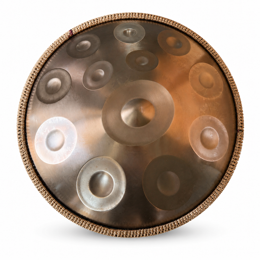 Handpan 12 notes Sol majeur 55 cm – Or