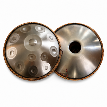 Handpan 12 notes Sol majeur 55 cm – Argent