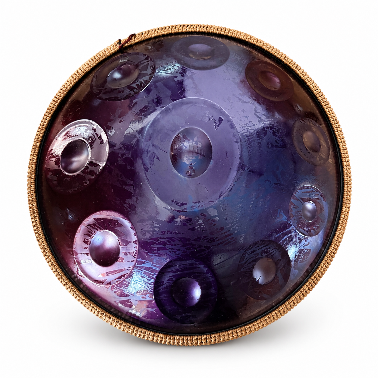 Handpan 10 notes Sol majeur 55 cm – Violet
