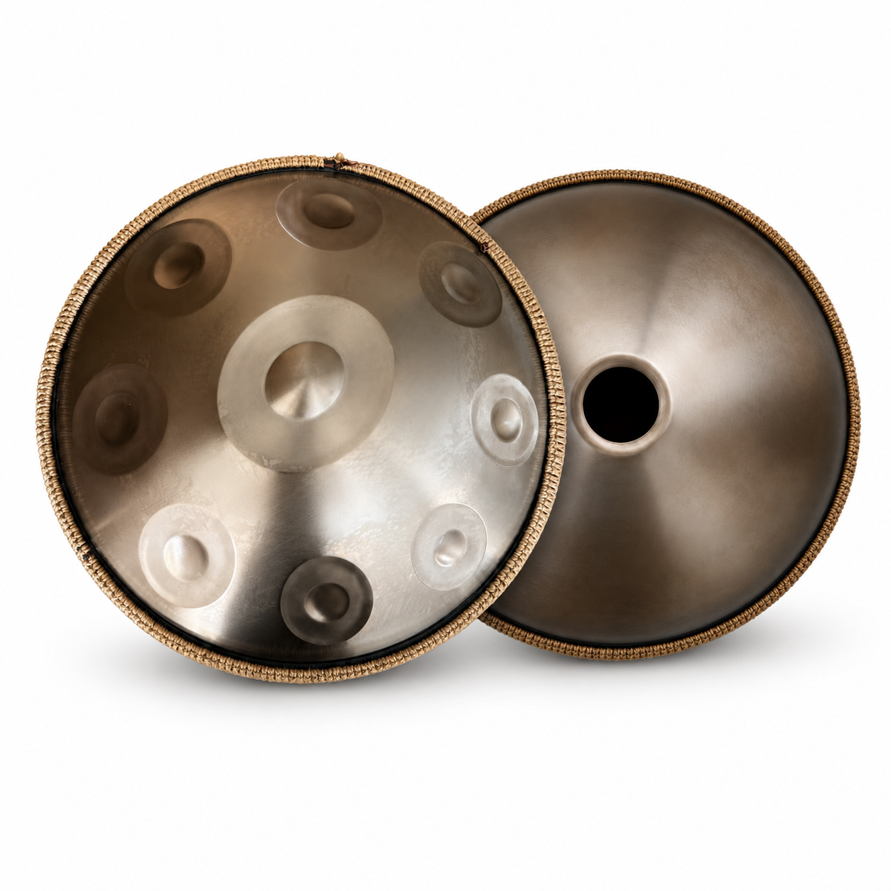 Handpan 9 notes Sol majeur 55 cm – Or