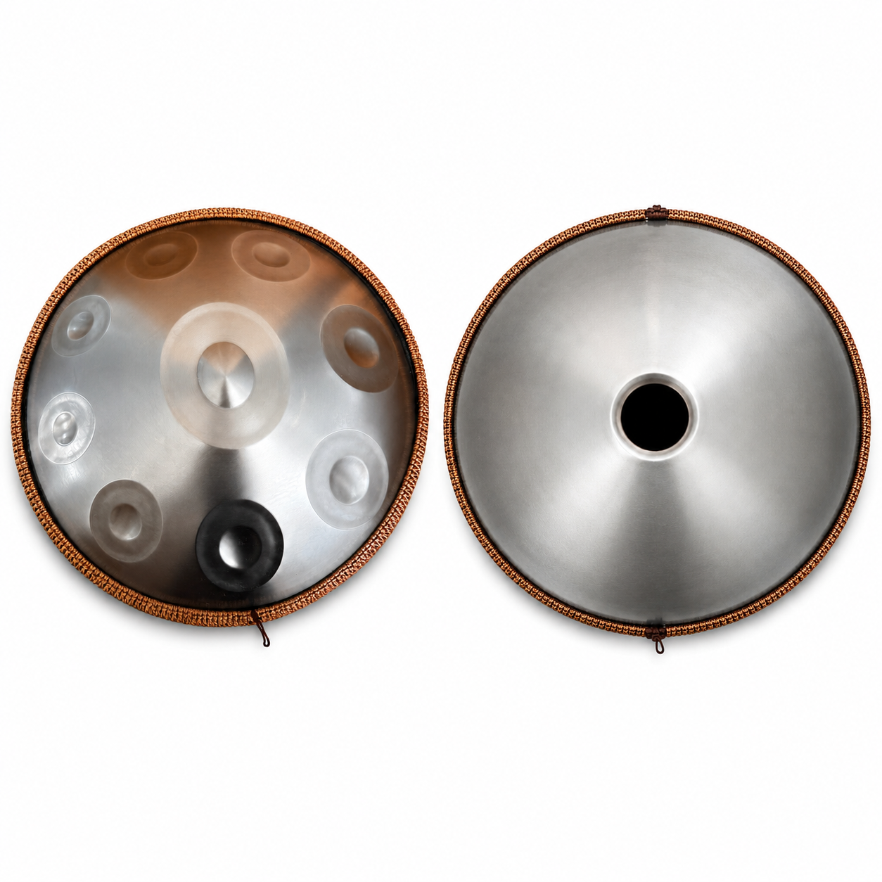 Handpan 9 notes Sol majeur 55 cm – Argent