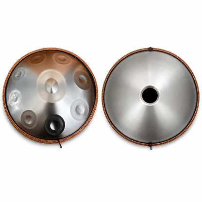 Handpan 9 notes Sol majeur 55 cm – Argent