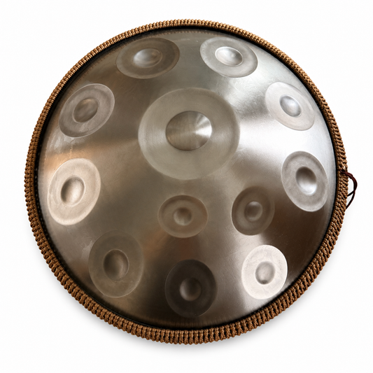 Handpan 12 notes Sol majeur 55 cm – Argent