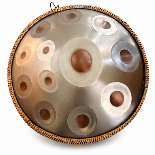 Handpan 12 notes Sol majeur 55 cm – Oeil doré