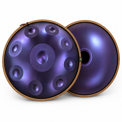 Handpan 9 notes Sol majeur 55 cm – Bleu