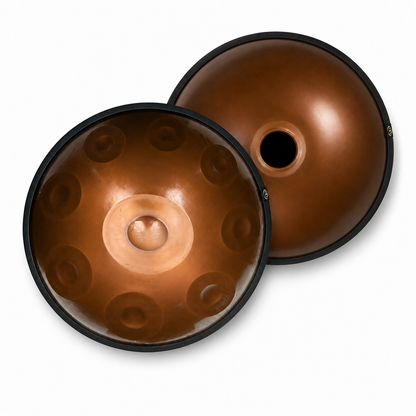 Handpan 9 notes Sol majeur 55 cm – Or profond